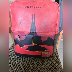Star Wars Mustafar Red and Black Backpack